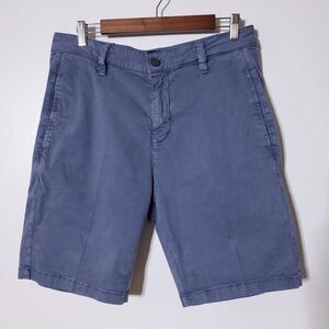 34 Heritage Shorts Mens Size 32 Blue Stretch Chino Shorts Comfort Outdoors